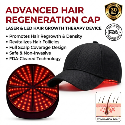🔥Last Day:63% off 🔥Red Light Therapy Regrowth Cap